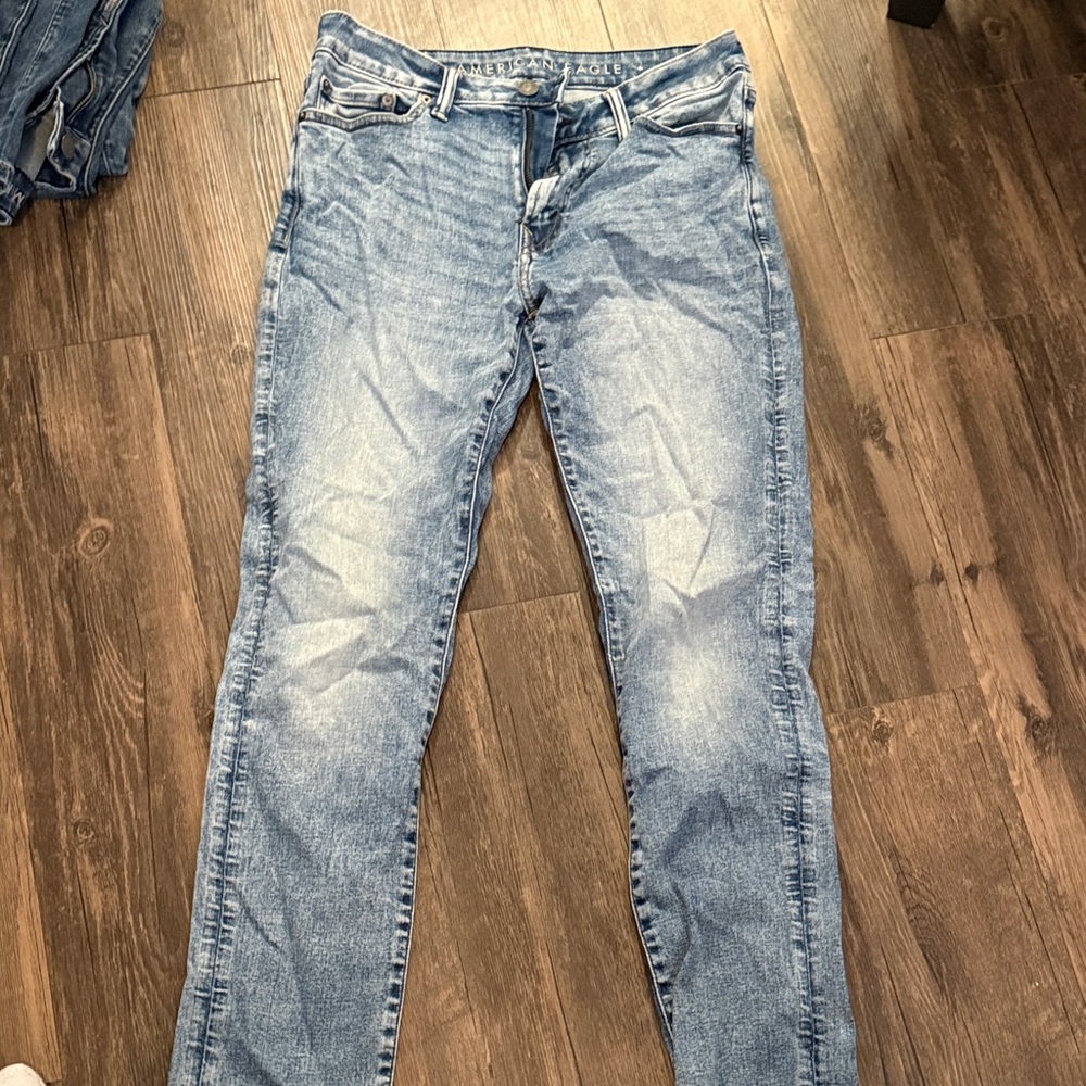 American Eagle Outfitters Light Blue Slim Straight Jeans